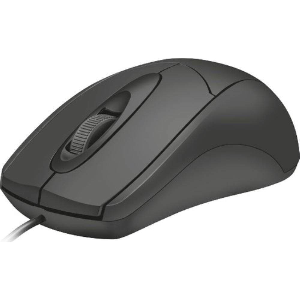 MOUSE TRUST ZİVA KABLOLU OPTİK SİYAH MOUSE 21947