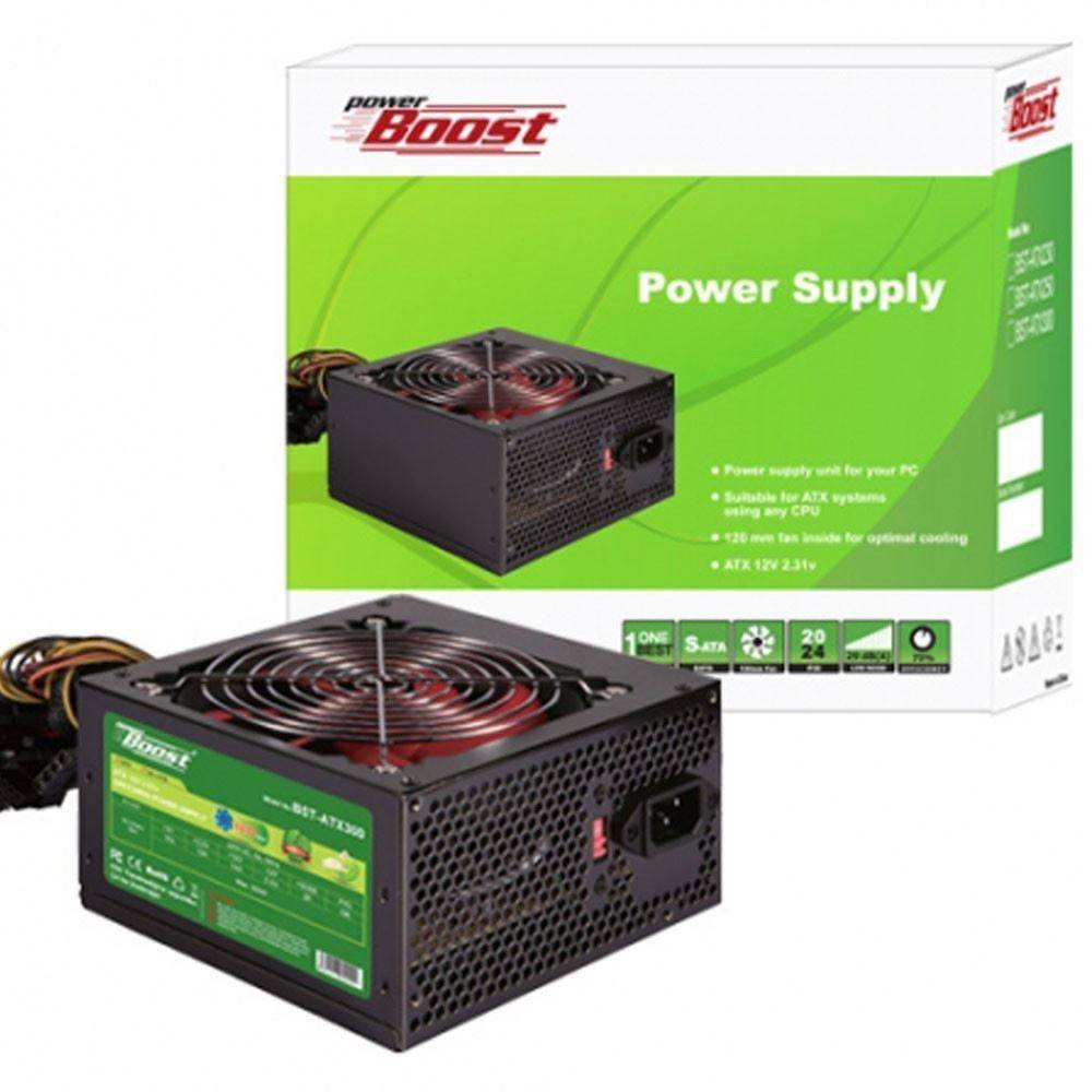 PSU POWERBOOST 300W 12CM KIRMIZI FAN SİYAH ATX JPSU-BST-ATX300