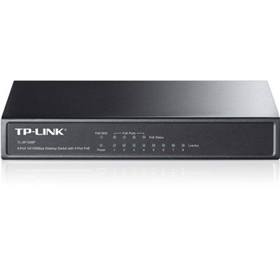 HUB TP-LINK TL-SF1008P 8 PORT 10/100MBPS SWITCH + 4-PORT POE