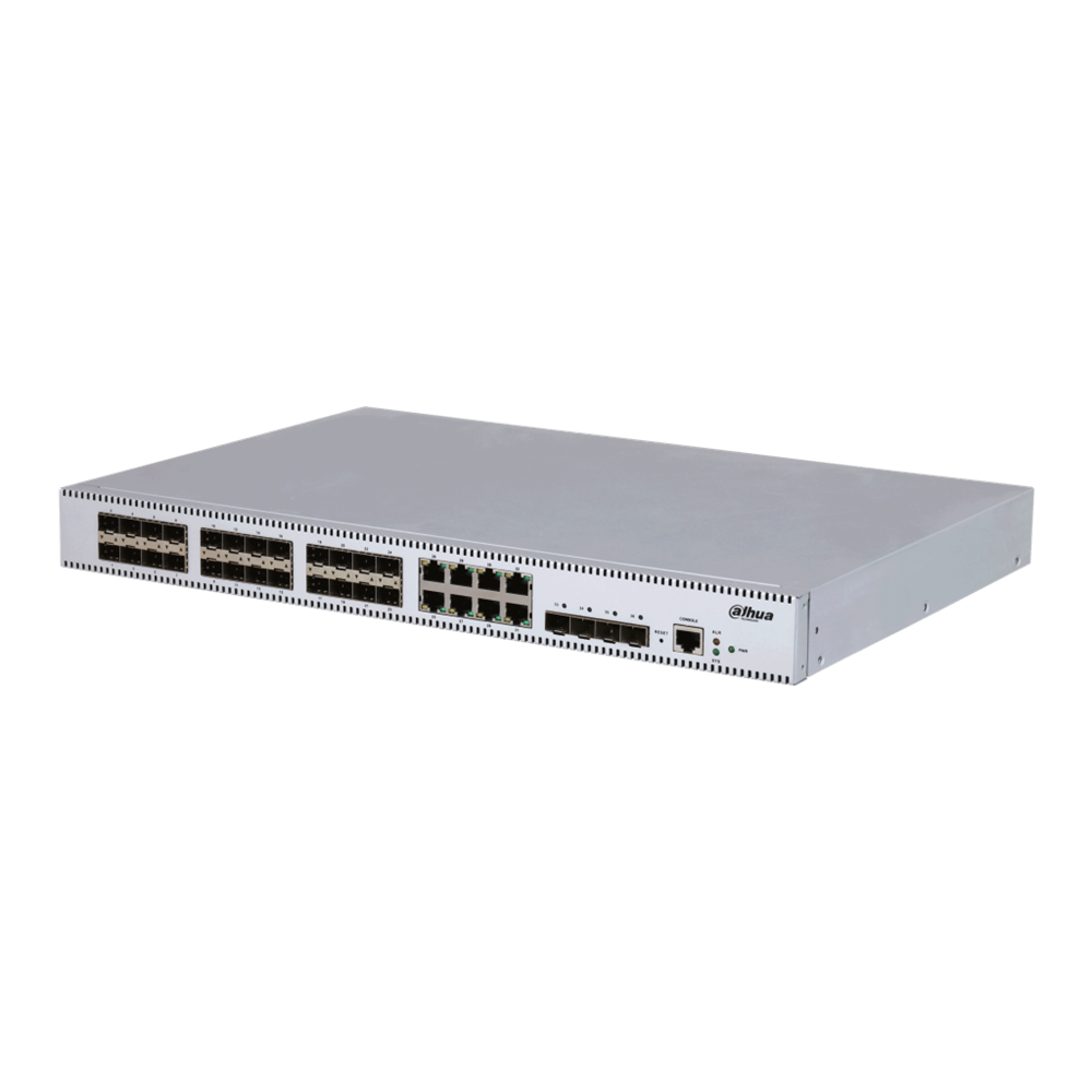 DAHUA S5436-24GF8GT4X, 36 Port, 24 Port  GigaBit  SFP, 8 Port Gigabit Lan, 4 Port 10 Gigabit SFP, Yönetilebilir, Switch