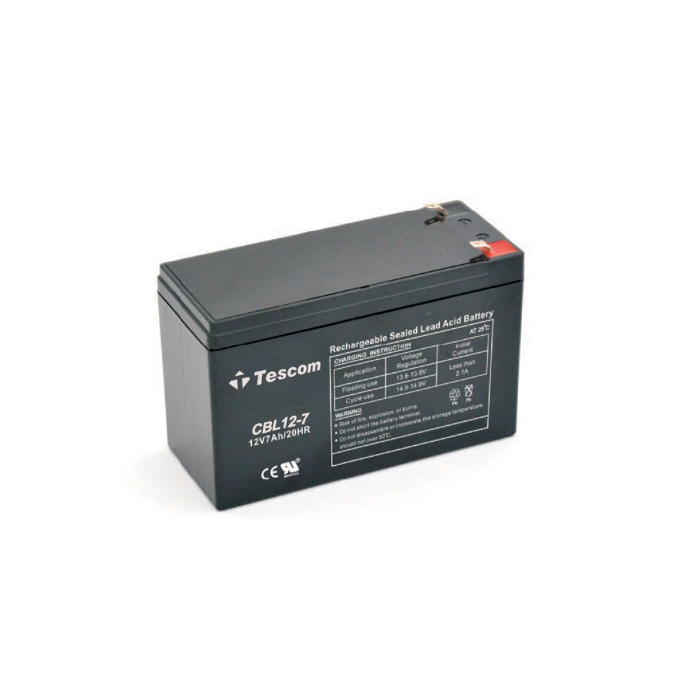 TESCOM Combatt, CBL12-7, 12V 7Ah, Bakımsız,  Kuru Akü. UPS için Uygundur. (100012589)