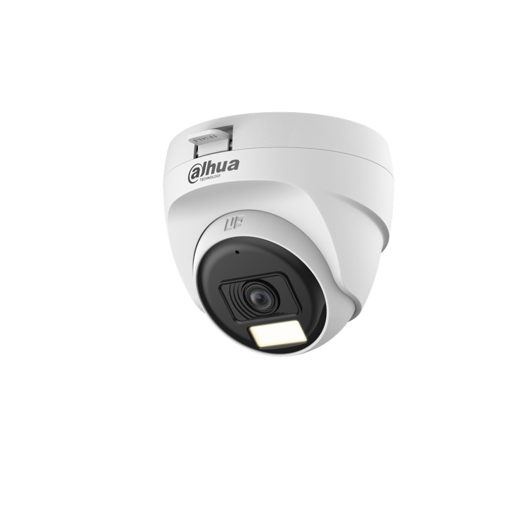 DAHUA HAC-T1A21P-U-IL-0280B, 2Mpix, 2.8mm Lens, 25 Mt Gece Görüşü, Smart Dual Light, Dome Kamera
