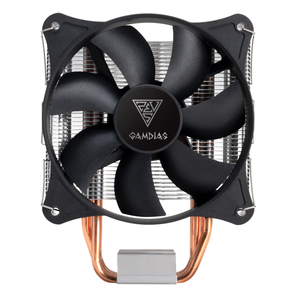 GAMDIAS BOREAS E1-410 MONO, 120mm, CPU  Kule Tipi Hava Soğutma, Doğrudan Temas Teknolojisine Sahip 4 adet Gelişmiş Bakır Isı Borusu (AMD AM4 ve INTEL Tüm işlemciler ile uyumlu)