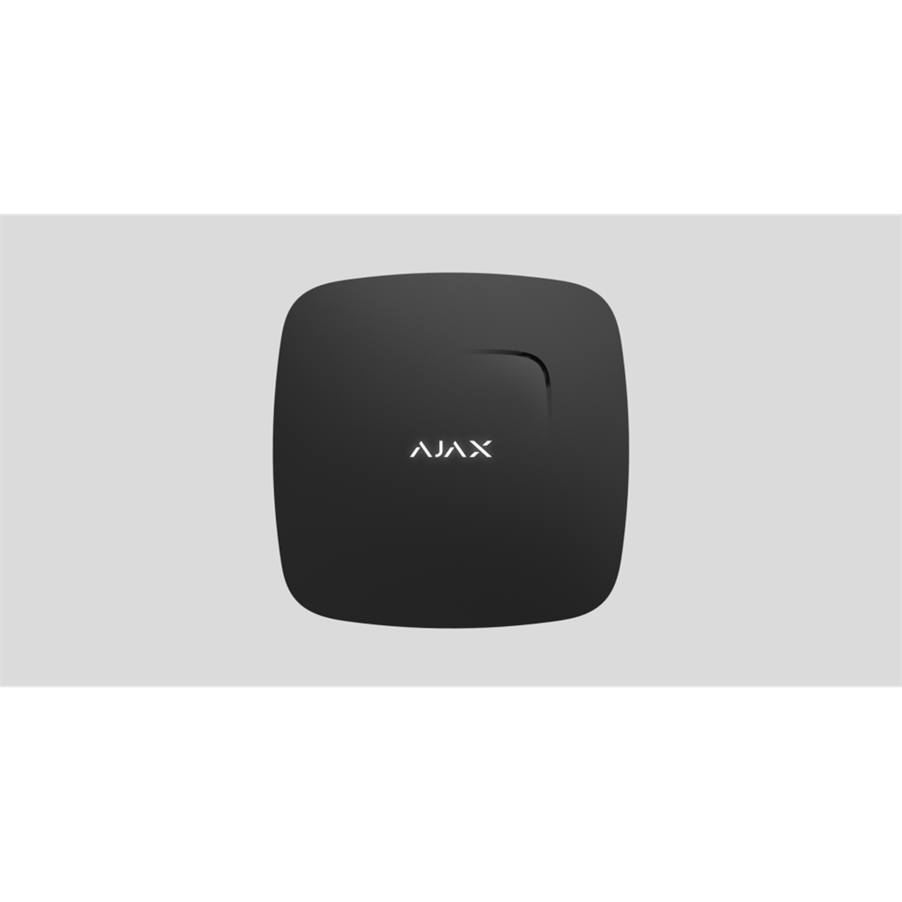 AJAX  Fire Protect Plus, Kablosuz, Isı ve Duman Dedektörü, SİYAH