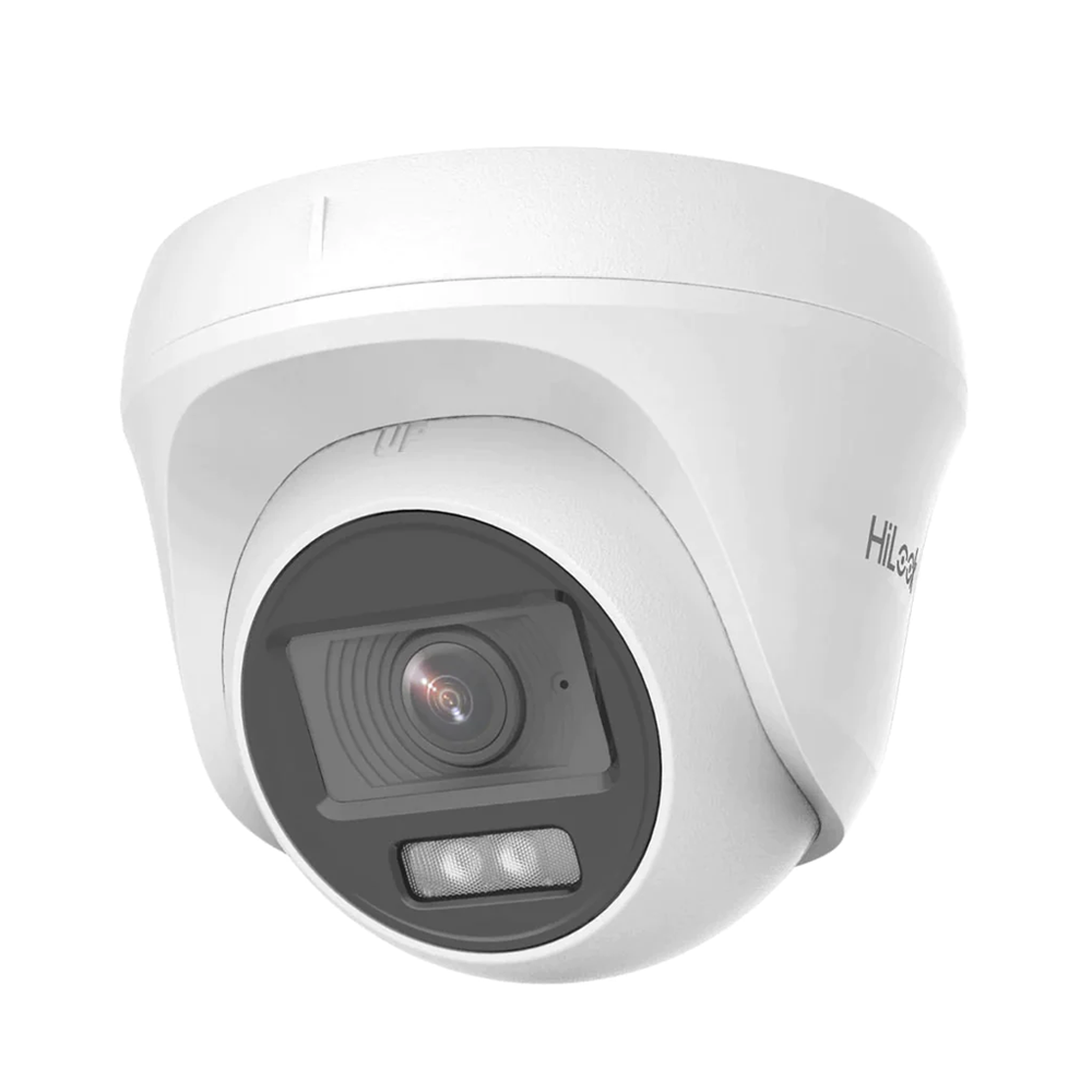 HILOOK THC-T127-LPS, 2Mpix, 2.8mm Lens, 20Mt Gece Görüşü, Dual Light, Dahili Mikrofon, Dome Kamera