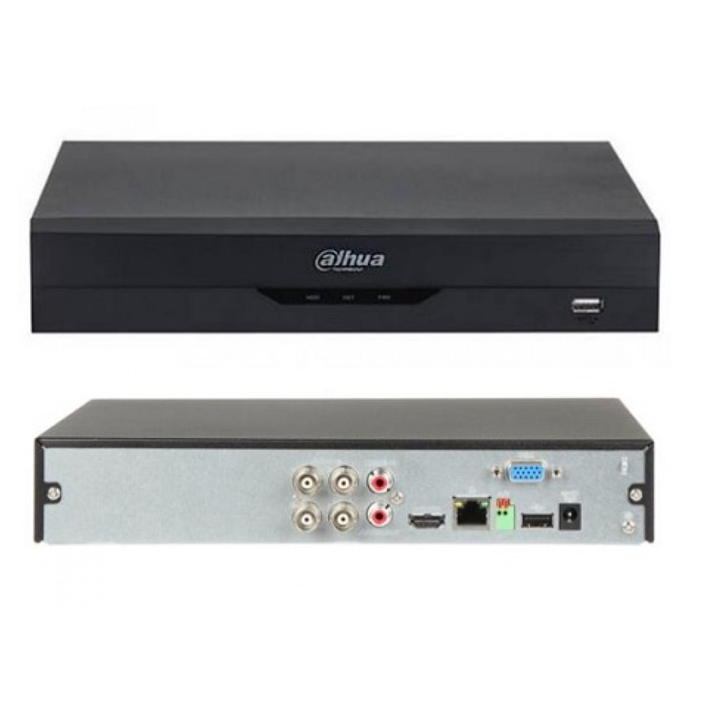 DAHUA XVR5104HS-5M-I3, 4Kanal, 5Mpix, H265+, 1 HDD Desteği, 5in1 DVR Cihazı