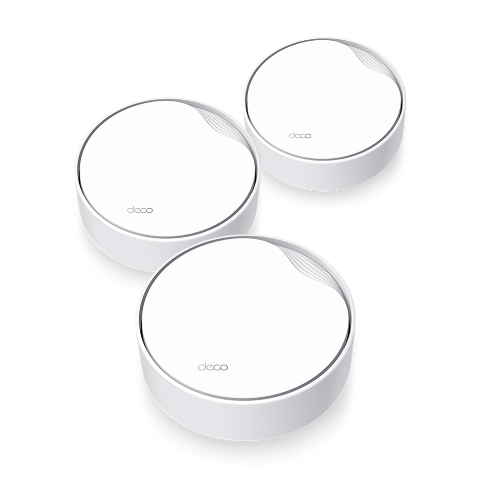 TP-LINK DECO-X50-POE, AX3000, Üçlü Mesh, 3000Mbps, Dual Band, WiFi6, 3Port Gigabit Lan, 600m2 Çekim Alanı, Router, Geniş Alan İnternet Ağı Sağlayıcısı
