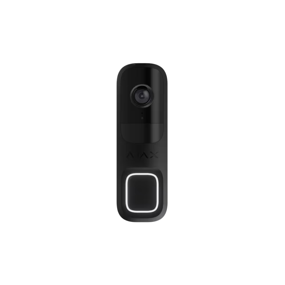 AJAX, DOORBELL, Kablosuz, Kameralı, Kapı Zili  Siyah