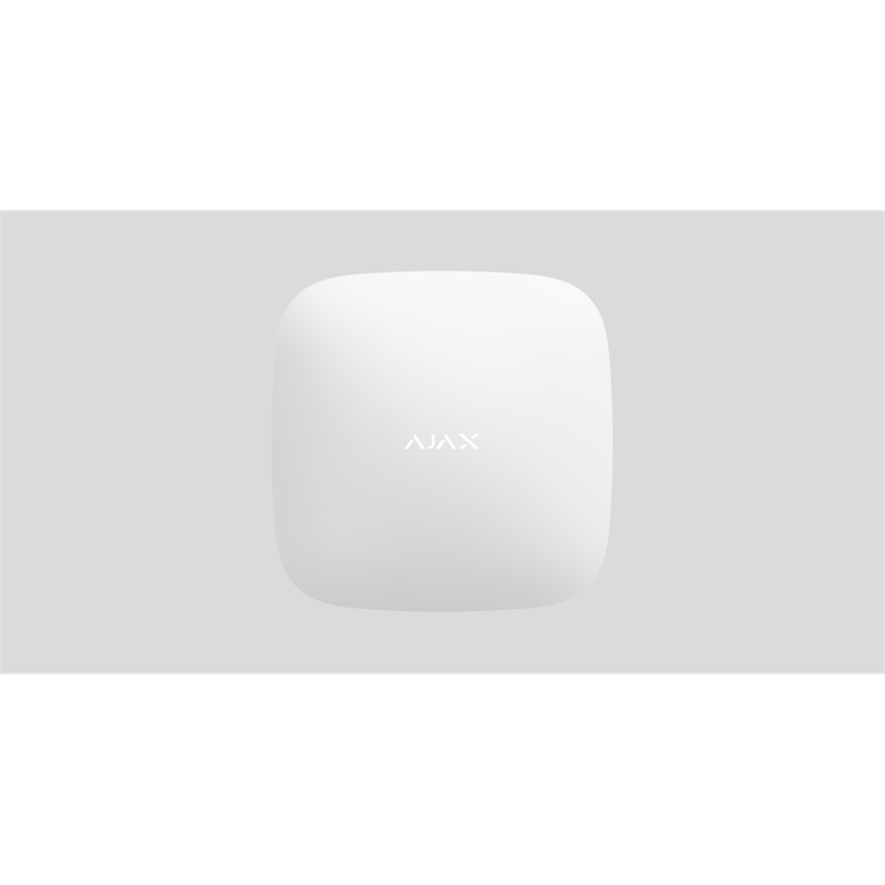 AJAX Hub2 Plus, Kablosuz, Görsel Doğrulamalı, Alarm Paneli, Beyaz