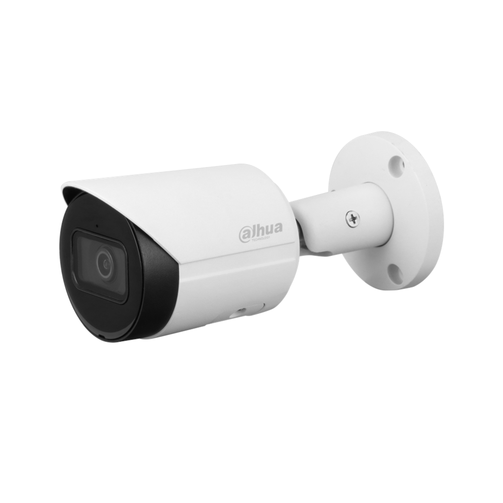 DAHUA IPC-HFW2241S-S-0360B, 2Mpix, 3,6mm Lens, H265+,  30Mt Gece Görüşü, IP67, Dahili Mikrofon, PoE Bullet IP Kamera