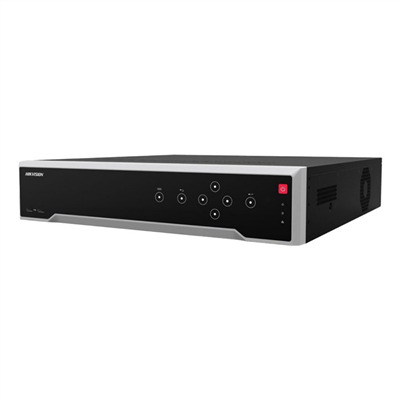 HIKVISION DS-8664NXI-I8/S, 64Kanal, 12Mpix, H265+, 8 HDD Desteği, 2160P Kayıt, 320Mbps Bant Genişliği, Metal Kasa, 2 Port GigaBit Lan, RAID 0,1,5,6,10, NVR
