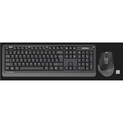 A4 TECH FG1035, Gri, FSTYLER, 2.4Ghz Kablosuz, Türkçe Q, Klavye Mouse Set
