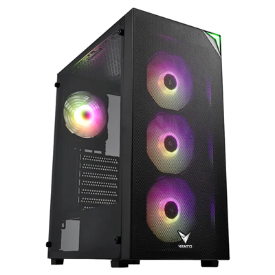 VENTO VG4200S, 850W, 80 Plus, Siyah, Temperli Cam, RGB, ATX, Tower, GAMING KASA