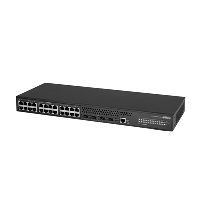 DAHUA AS5500-24GT4XF, 24 Port Gigabit,  4 Port 10G SFP,  L3 Yönetilebilir, Rack Mount Switch