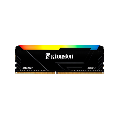 KINGSTON Beast, KF436C18BB2A/16TR, 16Gb, 3600Mhz,   DDR4, CL18, RGB, Desktop Gaming RAM (Soğutuculu)