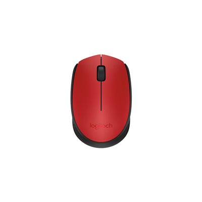 LOGITECH 910-004641, M171 Kırmızı, USB Nano 2,4G Kablosuz, 1000dpi, Optik, 3 Tuşlu, 12ay Pil Ömrü, Mouse