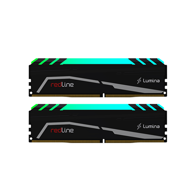 MUSHKIN redLine Lumina, MLA4C320GJJM8GX2, 2x8Gb Kit, 3200Mhz, DDR4, CL16, RGB, Desktop Gaming RAM (Soğutuculu)