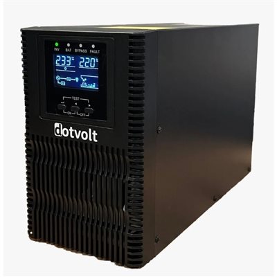 UPS 1 KVA VOLT MN PLUS 1/1 ONLINE UPS-2 X 12V 9AH PF;1