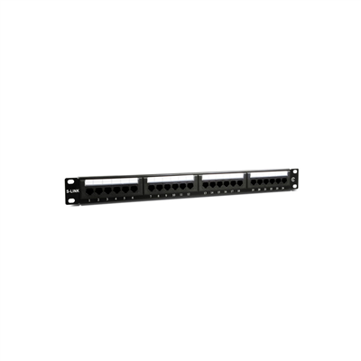 S-LINK SL-F624 Cat6 Patch Panel, 24-Port, UTP, 1U