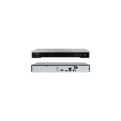 HIKVISION DS-7616NI-Q2, 16Kanal, 8Mpix, H265+, 2 HDD Desteği, 2160P Kayıt, 160Mbps Bant Genişliği, Metal Kasa, NVR