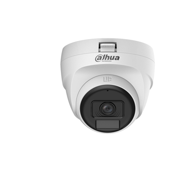 DAHUA HAC-T1A21P-U-IL-A-0280B, 2Mpix, 2.8mm Lens, 25 Mt Gece Görüşü, Smart Dual Light, Dahili Mikrofon, Dome Kamera