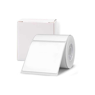NIIMBOT T50 Etiket 50mm x 50mm (Tek Kolonda 1li) 150 adet Beyaz Kare (B1, B21S, B3S, B21 PRO)