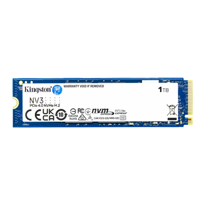 KINGSTON SNV3S/1000G, NV3, 1TB, 6000/4000, Gen4, NVME PCIe M.2 2280, SSD