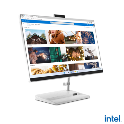 LENOVO F0GH01JCTR, IdeaCentre AIO 3 24IAP7 i5-12450H 23,8" FHD Ekran, 16Gb DDR4 Ram, 512Gb SSD, Paylaşımlı Ekran Kartı, Free Dos, All In One PC (Beyaz)