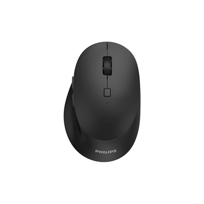 PHILIPS SPK7607B, Siyah, USB Nano 2,4Gh ve Bluetooth Kablosuz, 3200dpi, Optic, 7 Tuşlu, Sessiz Click, Mouse