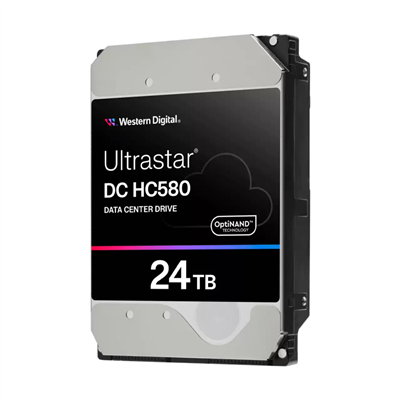 WD ULTRASTAR, WUH722424ALE6L1, 3.5", 24TB, 512Mb, 7200 Rpm, 7/24 Enterprise, DATA CENTER-GÜVENLİK-NAS-SERVER, HDD (DC HC580) (0F62795) (Türkiye Distribütörü Garantili)