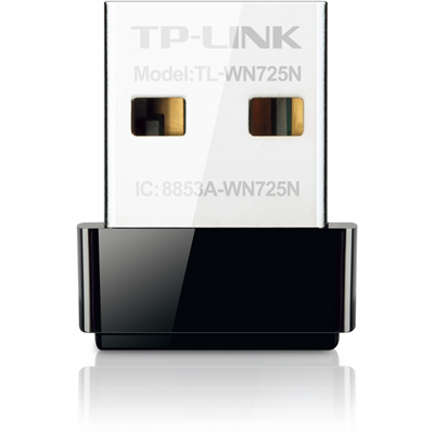 TP-LINK TL-WN725N, 150Mbps, 2.4 Ghz, Dahili Anten, Mini Tasarım, USB2.0, WIRELESS ETHERNET