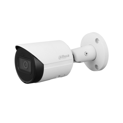 DAHUA IPC-HFW2241S-S-0360B, 2Mpix, 3,6mm Lens, H265+,  30Mt Gece Görüşü, IP67, Dahili Mikrofon, PoE Bullet IP Kamera