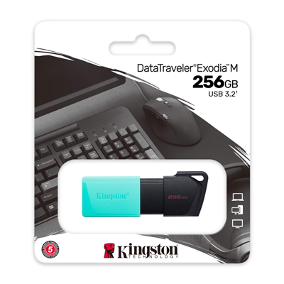 KINGSTON DTXM/256GB USB 3.2 DataTraveler Exodia Flash Bellek (Siyah-Yeşil)