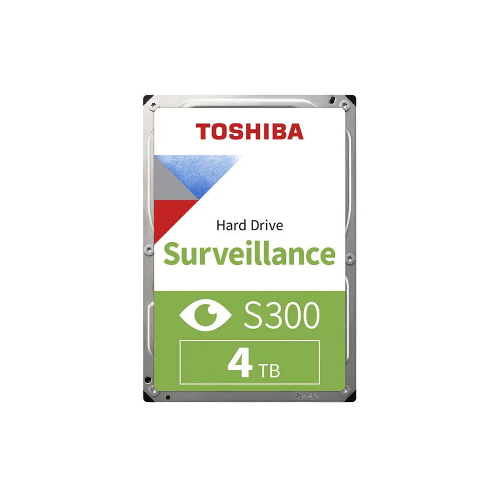 TOSHIBA S300, HDWT840UZSVA, 3.5", 4TB, 256Mb 5400 Rpm, 7/24 Güvenlik HDD (Türkiye Distribütörü Garantili)