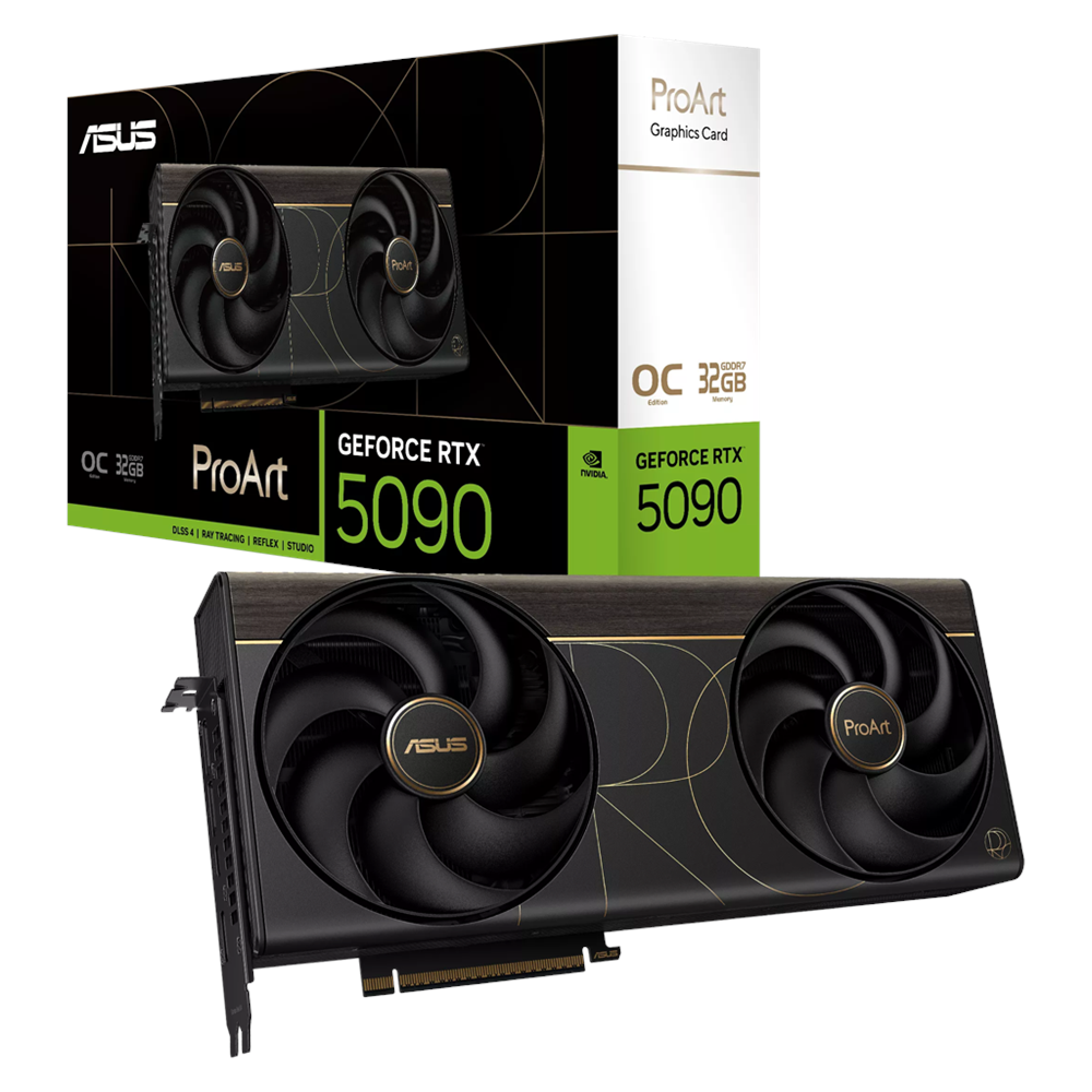 ASUS PROART-RTX5090-O32G, 32Gb, 512Bit, GDDR7, 1xHDMI, 2xDP, 1xType-C, GAMING Ekran Kartı