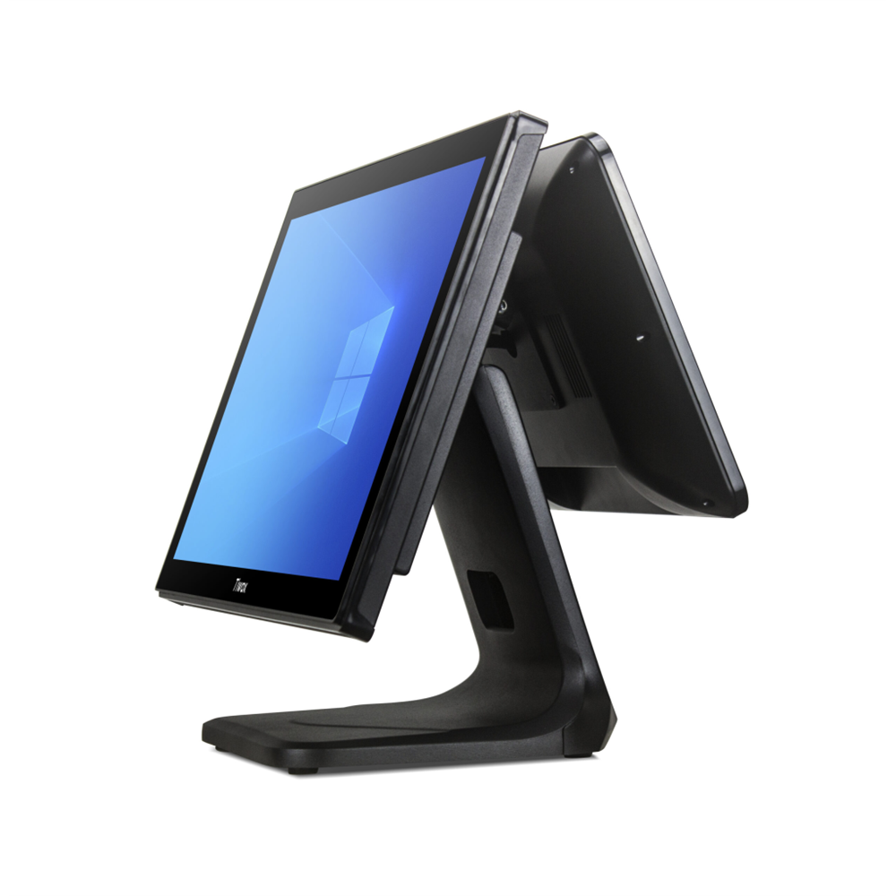 Tiwox TP-7650-D, Intel i7 5.Nesil, 18.5" Ekran,  8GB Ram, 128GB M.2 SSD, Endüstriyel, Dokunmatik Pos PC (çift ekran)