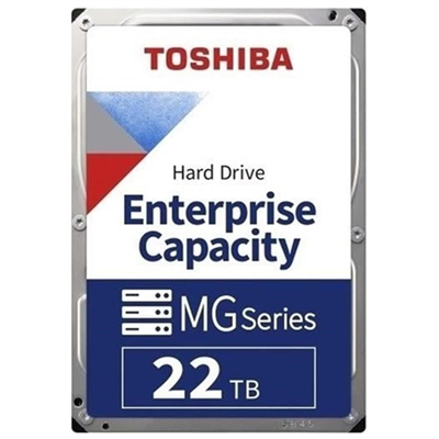 TOSHIBA ENTERPRISE, MG11ACA22TE, 3.5", 22TB, 1024Mb, 7200 Rpm, 7/24 Güvenlik, Data Center, Nas, Server, HDD (Türkiye Distribütörü Garantili)