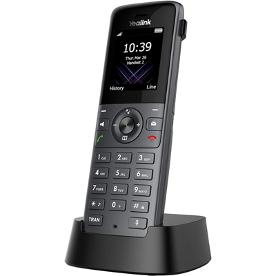 YEALINK W78H, Dect, Kablosuz IP TELEFON, Siyah, 2.4" Renkli Ekran, 30 Saat Konuşma, 400 Saat Bekleme, Bluetooth kablosuz kulaklık desteği