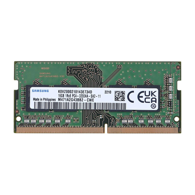 Samsung SAMSO3200/16, 16GB, DDR4, 3200MHz,  1.2V Notebook Ram (M471A2G43EB1-CWE)