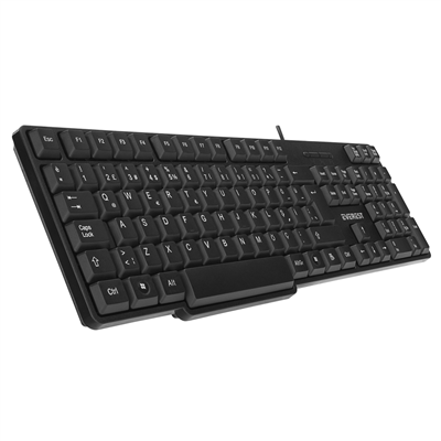 EVEREST KB-517U, USB Kablolu, Türkçe Q,  2Mt Kablolu Standart Klavye (Siyah)