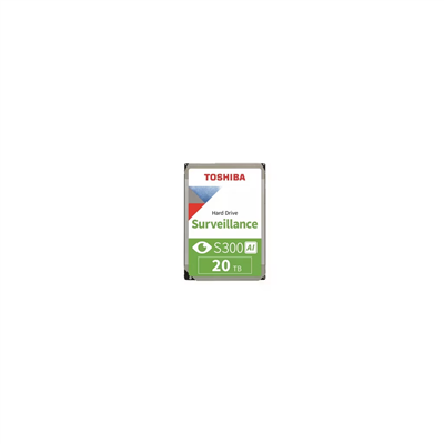 TOSHIBA S300 AI, MG11ACA20TE-V, 3.5", 20TB, 1024Mb 7200 Rpm, 7/24 Güvenlik HDD (Türkiye Distribütörü Garantili)