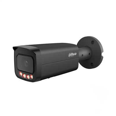 DAHUA IPC-HFW21249T-AS-IL-Black  12Mpix, 3,6mm Lens,SD Kart, Smart Dual Light, H265+, 30Mt Gece Görüşü, IP67, Dahili Mikrofon, PoE Bullet IP Kamera (Siyah)