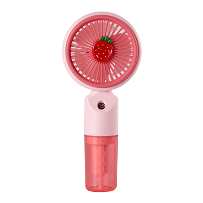 FENY FN-F50, PEMBE, 3 Kademeli Hız, Buharlı Ferahlık, Elde Kullanım, Dahili 800mAh Bataryalı, Type-C Şarj Girişli, Vantilatör